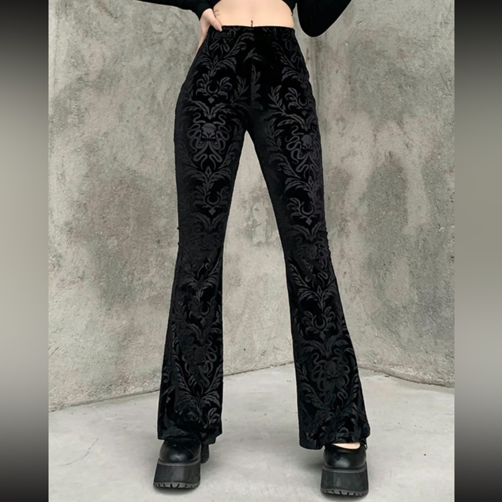 Black Flare Pants